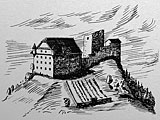 Ruine Blumenegg in Th&uuml;ringen / Vorarlberg